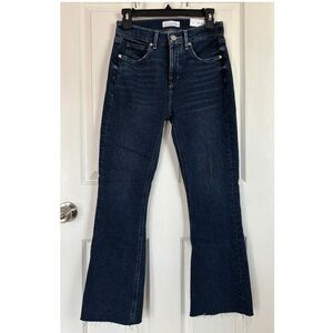 Loft High Waist Flare Crop Jeans